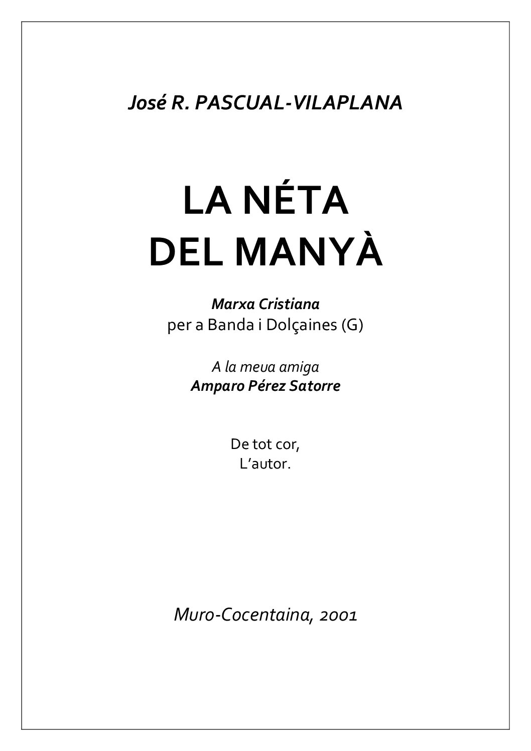 LA NÉTA DEL MANYÀ
